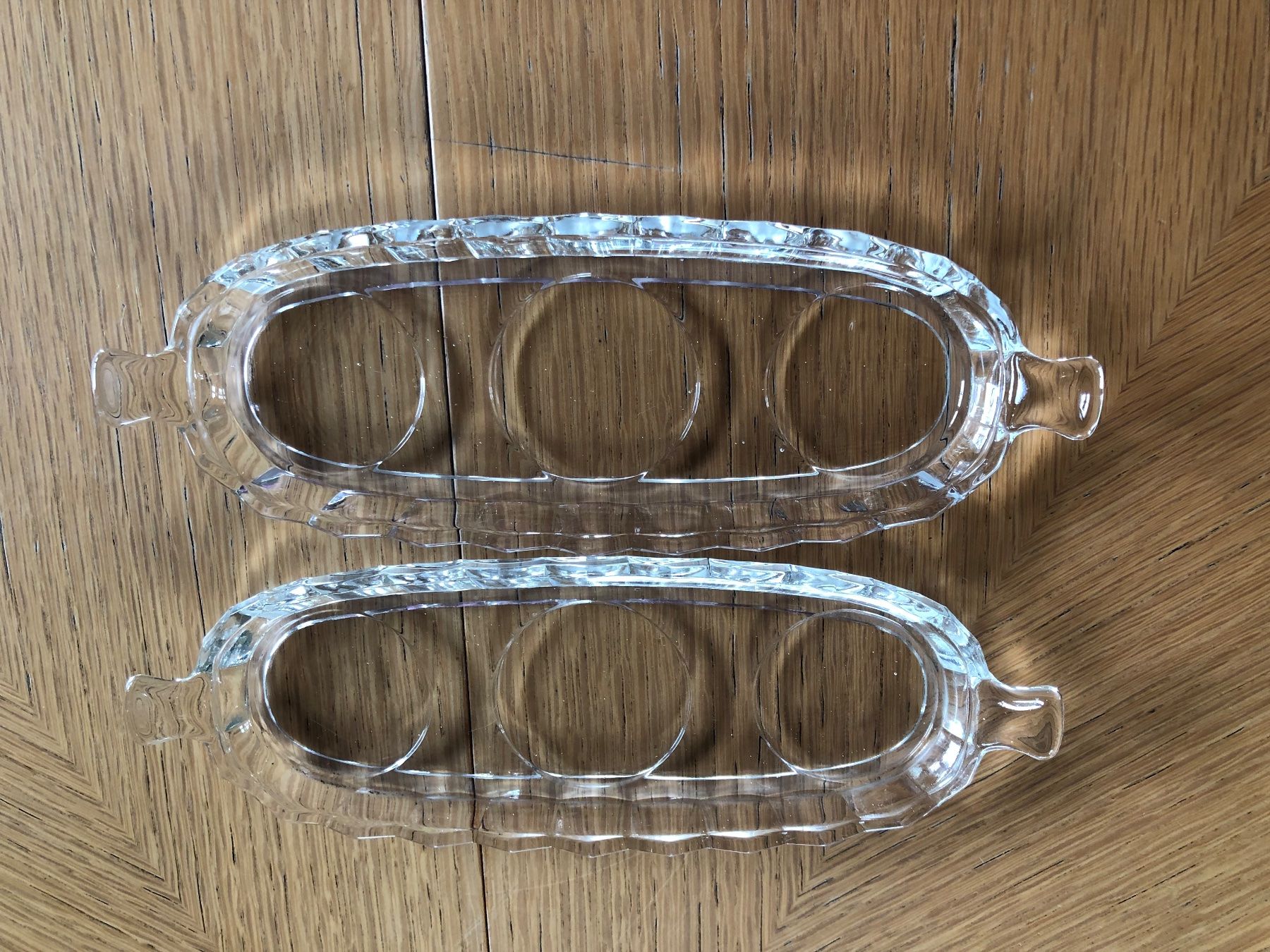 Portacandele: 2 Glas Schiffchen für Teelichter – Usato da Schübelbach venduto da Dolly990_2
