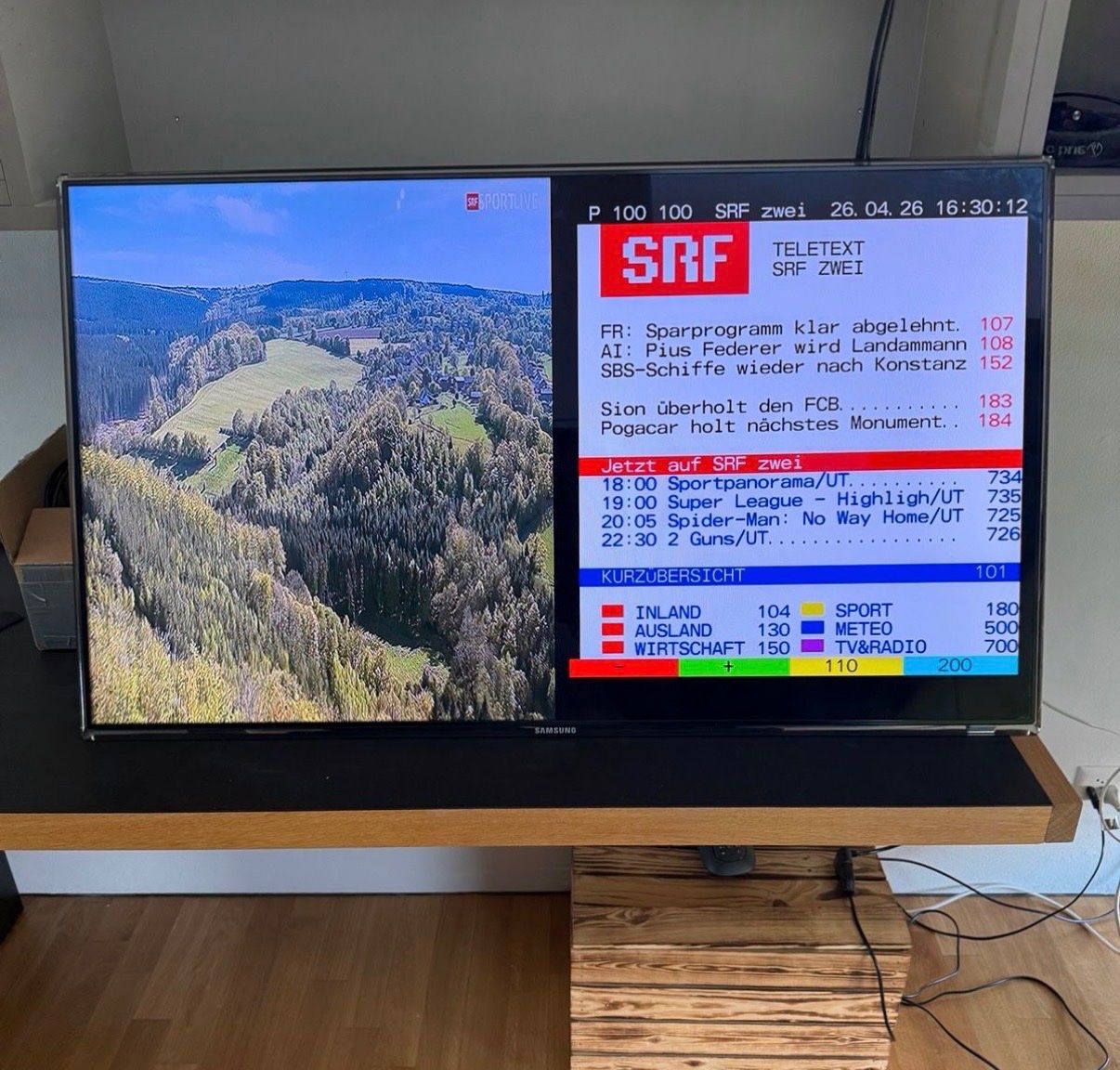 Appareils TV: Samsung TV UE46D7080 LCD – D'occasion à Willisdorf par sonnenwende04 1