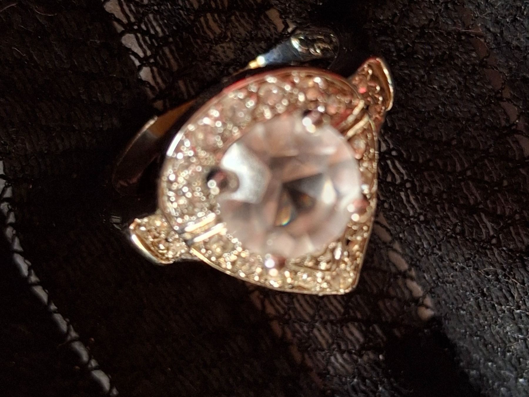 Ringe: modischer Damenring mit Strass Gr. 18 mm, 6 Gramm – Neu (gemäss Beschreibung) aus Münchenbuchsee von babilibern 4