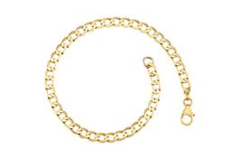 Elegantes 4,9mm breites Armband aus 333 Gold
