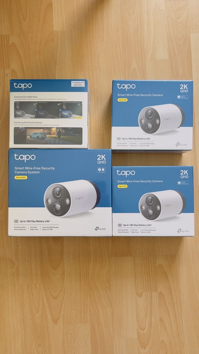 Appareil photo: Tapo C420  4 Überwachungssystem  – Neuf avec emballage d'origine à Cham par Mike_Botticelli 2