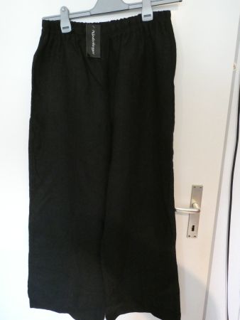 Schwarze Sommerhose Niederberge, Gr. 46/48, Neu mit Etikett