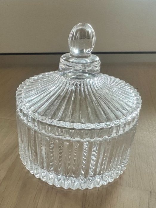 Gläser: Kristallglasdose - breit mit Deckel - Top – Neu (gemäss Beschreibung) aus Dübendorf von san_tt6m 3