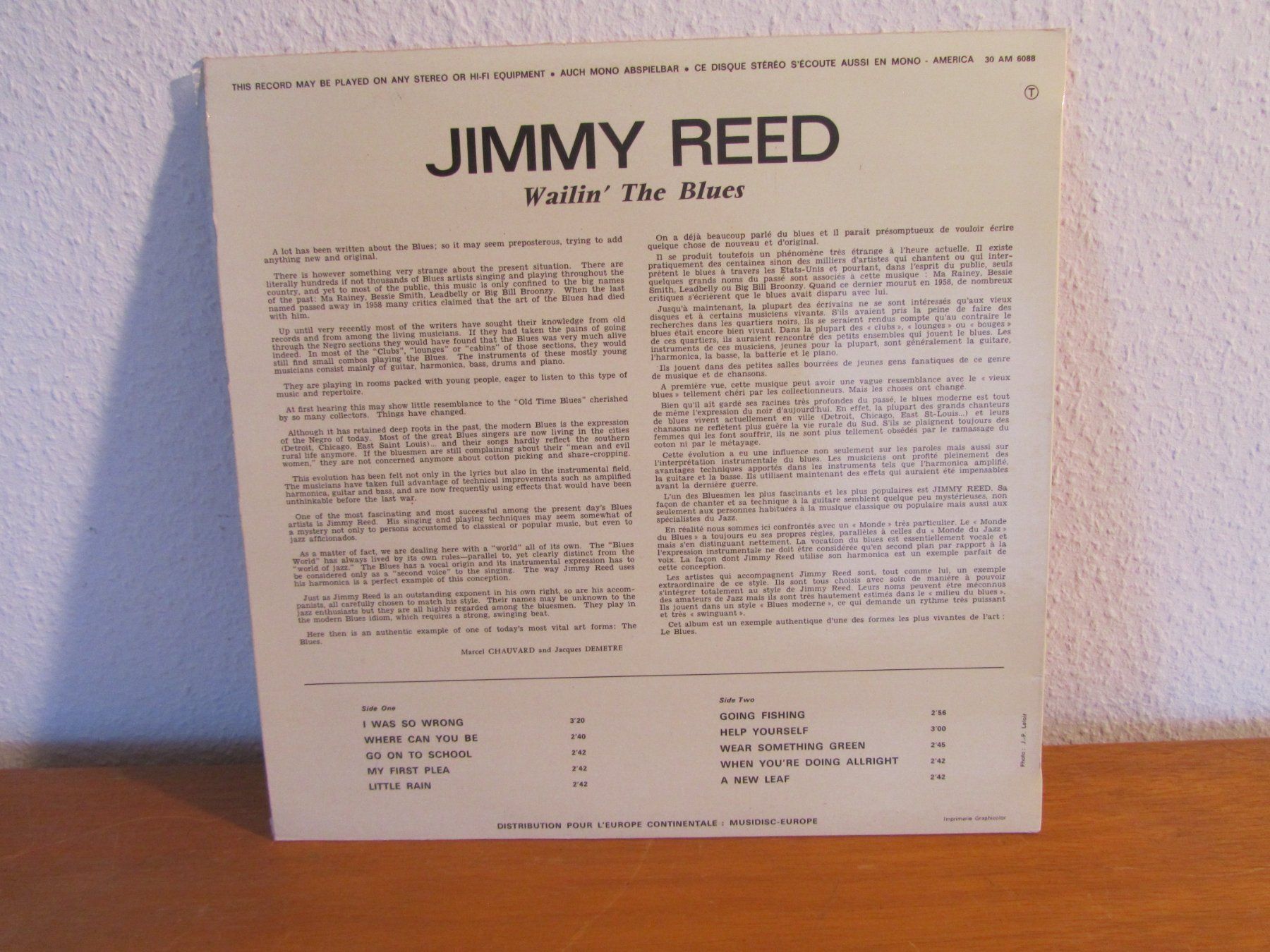 Dischi in vinile: JIMMY REED:   Wailin The Blues – Usato da Seengen venduto da mikelele 1