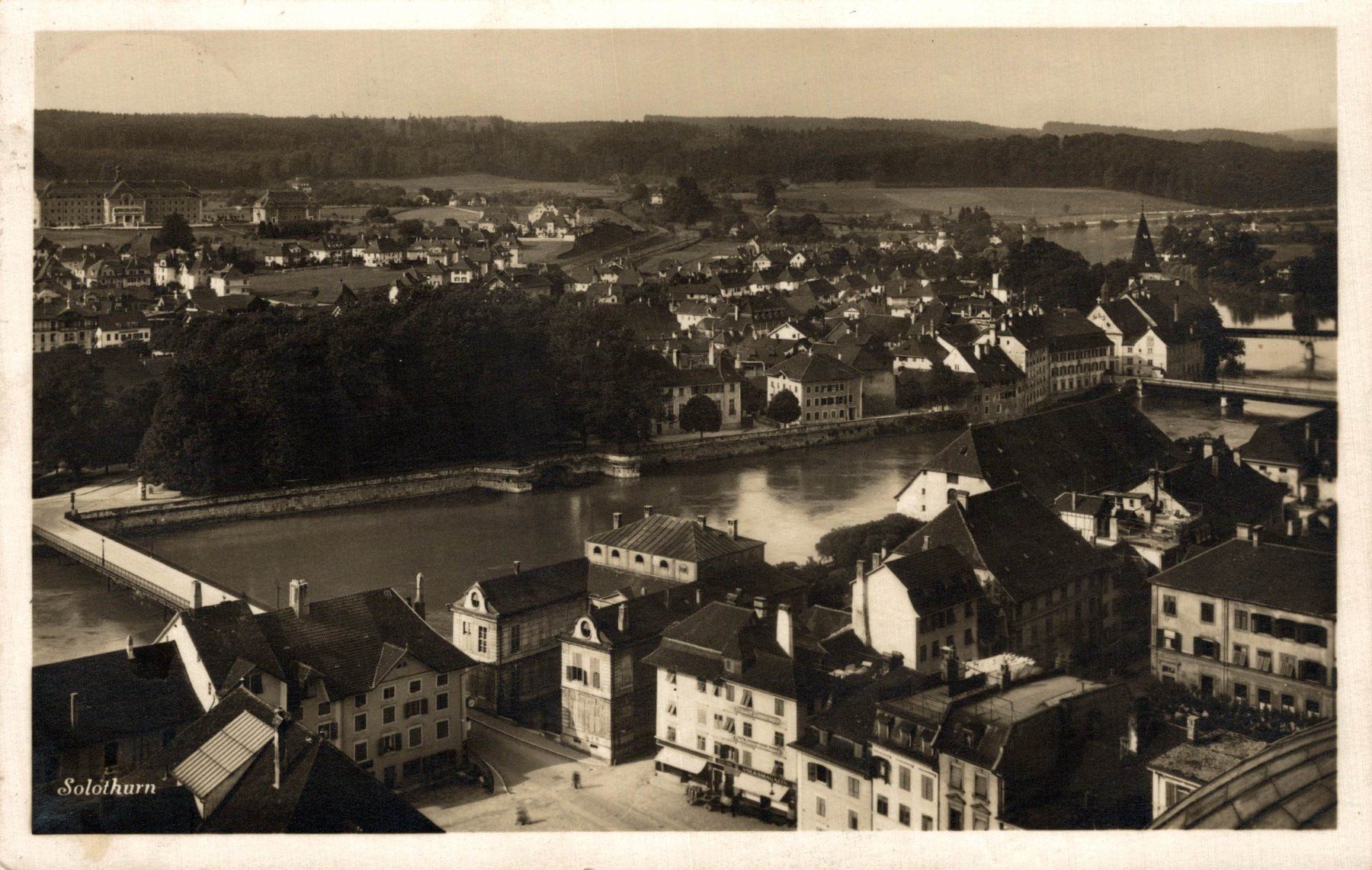 Ansichtskarten: Solothurn. Volksmagazin – Gebraucht aus Bronschhofen von Astore