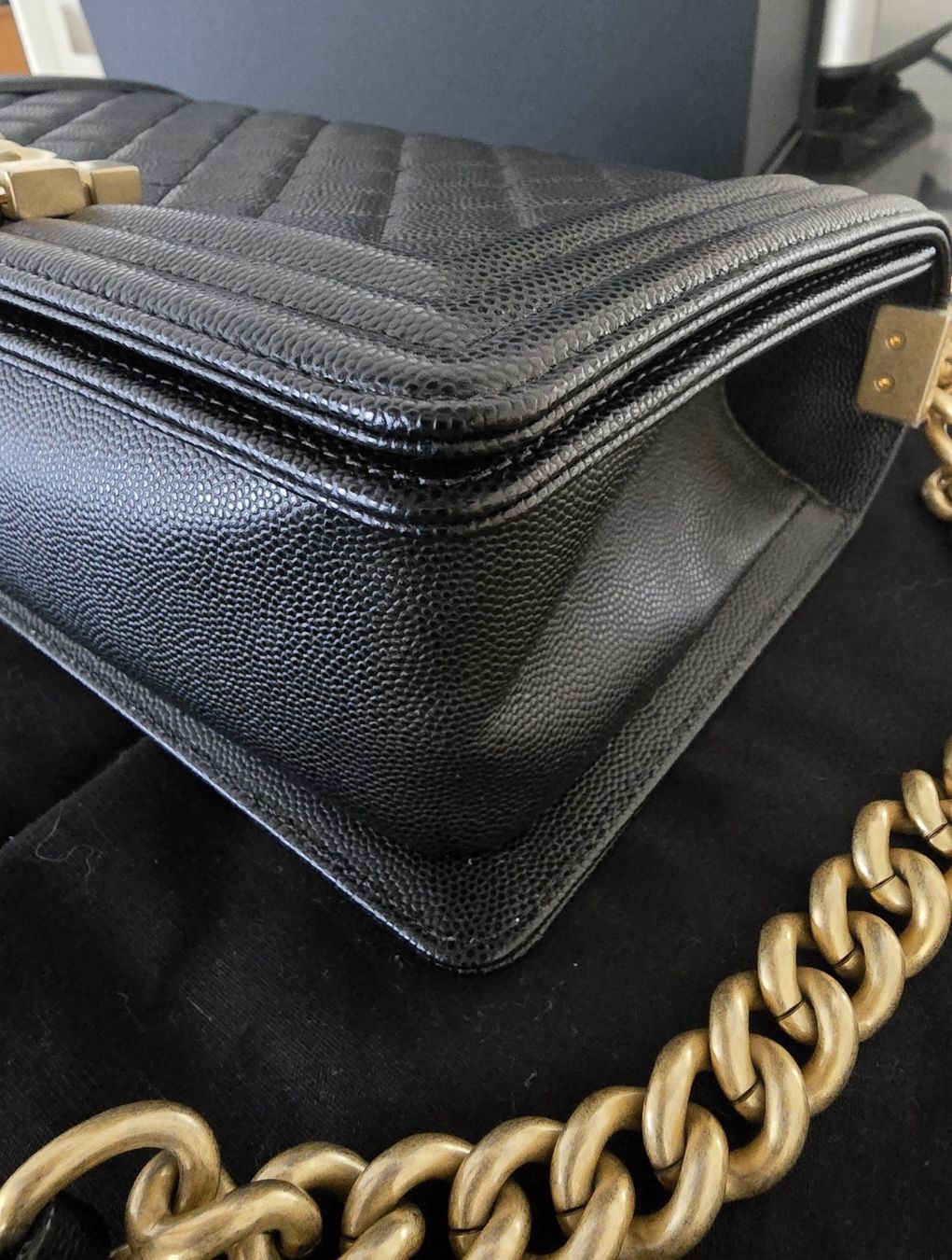Chanel Borse da donna: Neue Chanel Boy Medium mit Rechnung – Nuovo (secondo la descrizione) da Thalwil venduto da Nikkita2 3