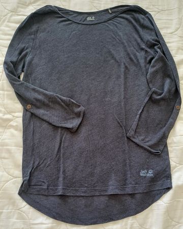 Jack Wolfskin Langarmshirt Dunkelblau Grösse M