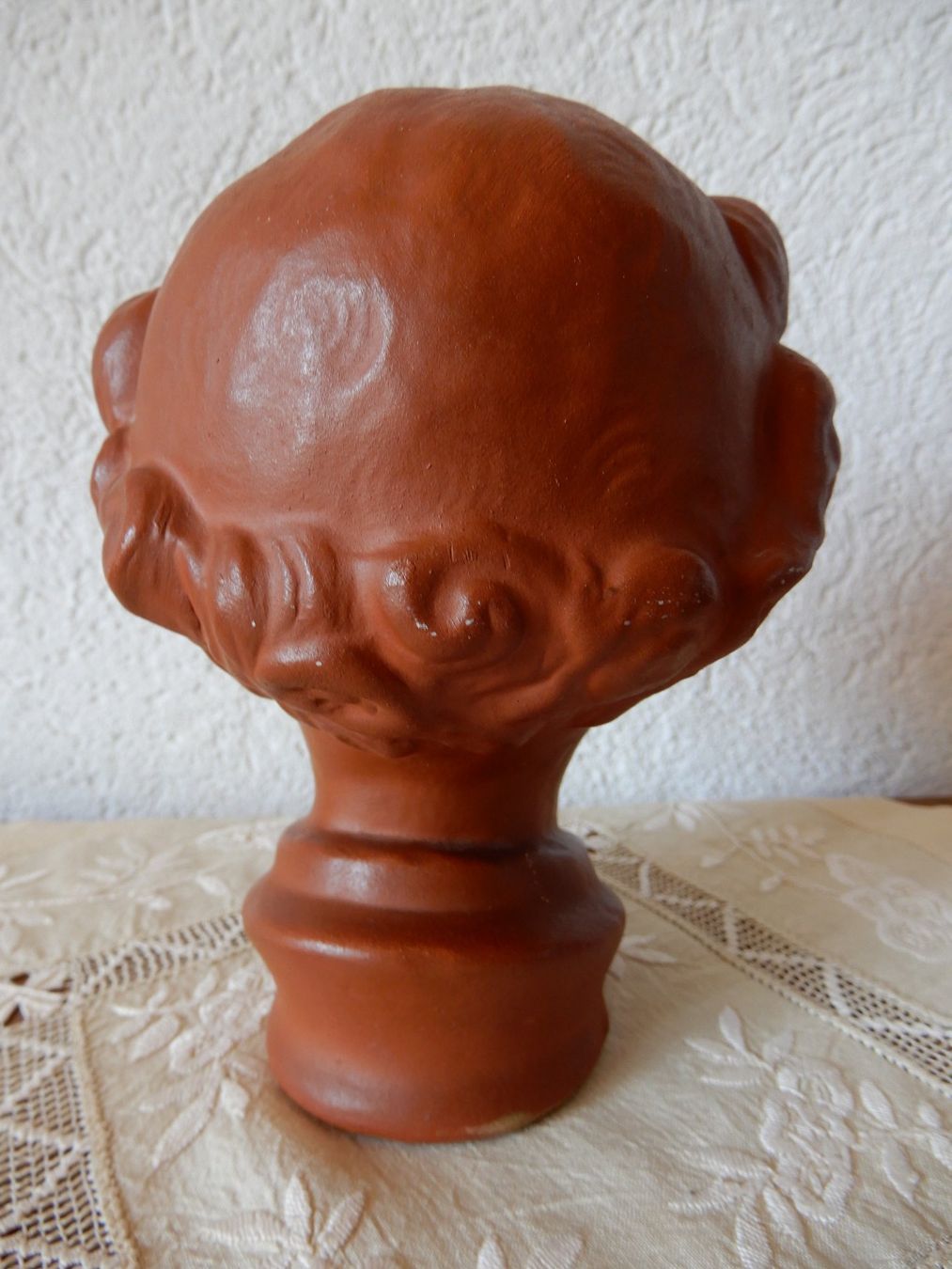 Sculptures & Statues: Kopf eines Kindes - Terracotta 60er – D'occasion à Senèdes par tintinette43 3
