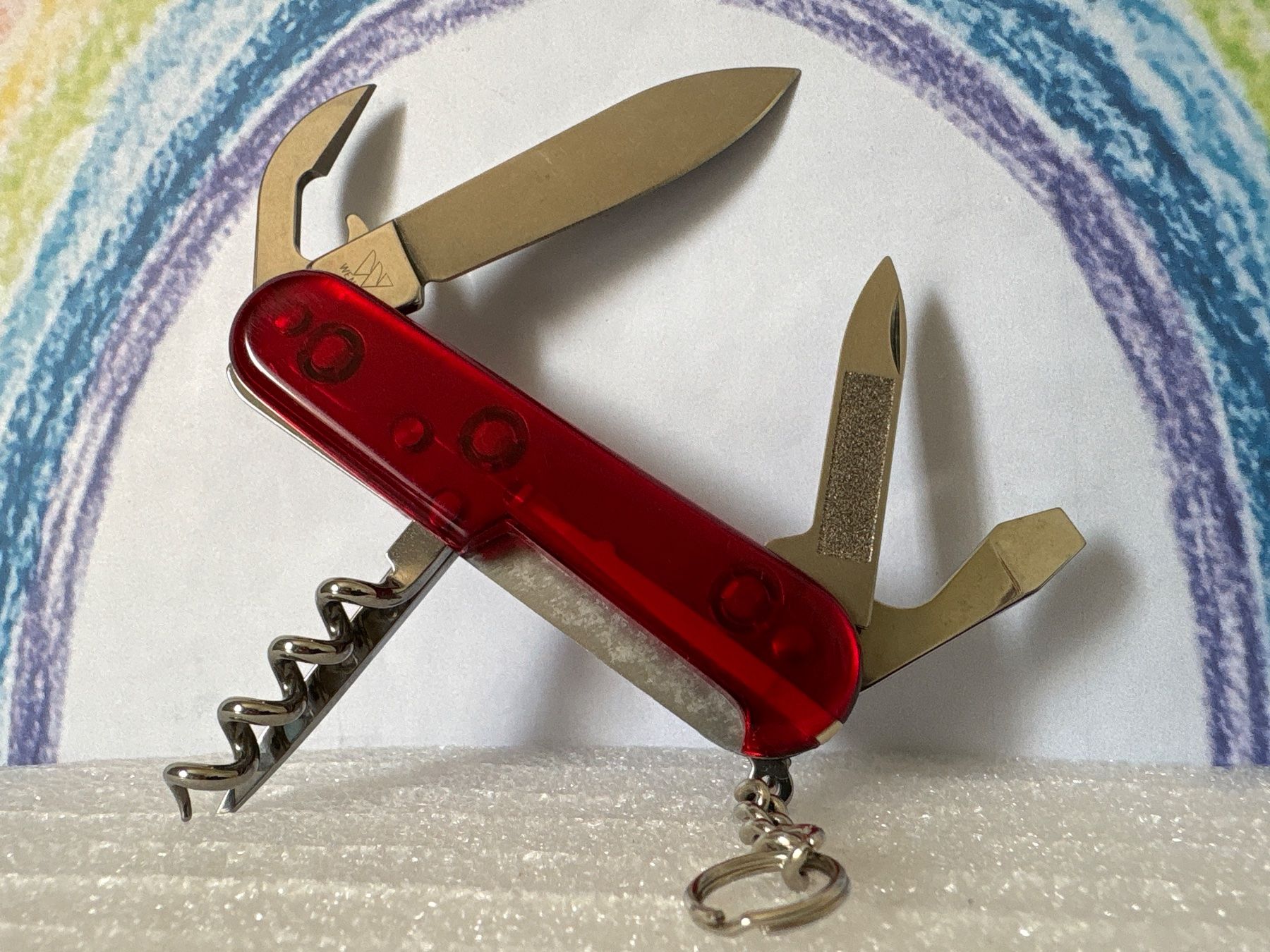 Wenger Taschenmesser: WENGER - Sackmesser red trans - Schneider & Schmid – Gebraucht aus Andwil SG von Rainboli 1