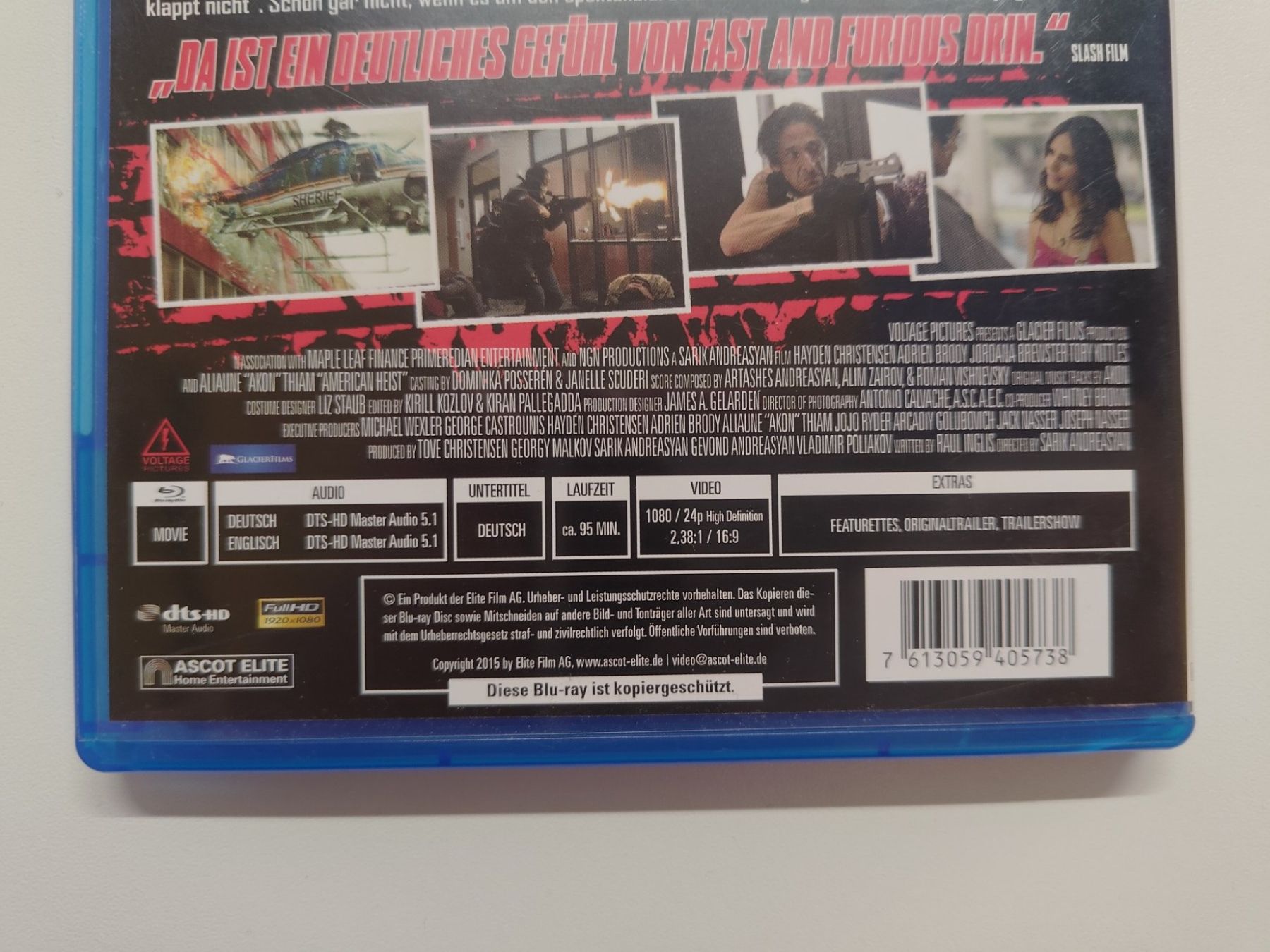 Tutti i DVDs: American Heist – Usato da Liestal venduto da Kratzilla 3