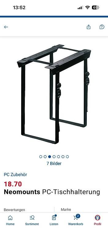 Wandhalterungen: Newstar PC-Halter bis 20kg – Neu und originalverpackt aus Aarburg von Thickmonky
