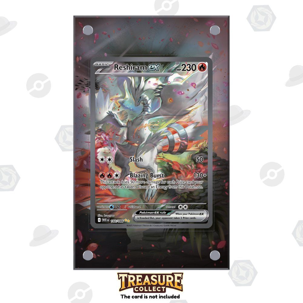 Pokémon Carte collezionabili: Reshiram ex 166/086 - Pokémon Extended Artwork Display Case – Nuovo e nell'imballaggio originale da Canobbio venduto da TreasureCollect