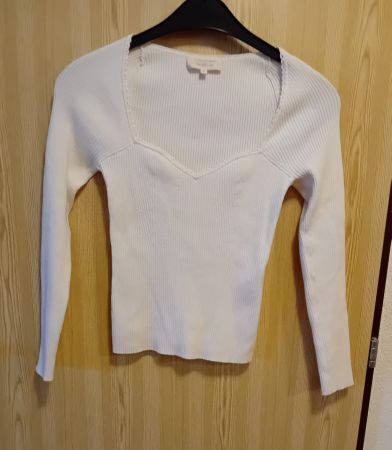 Sézane Top weiss S