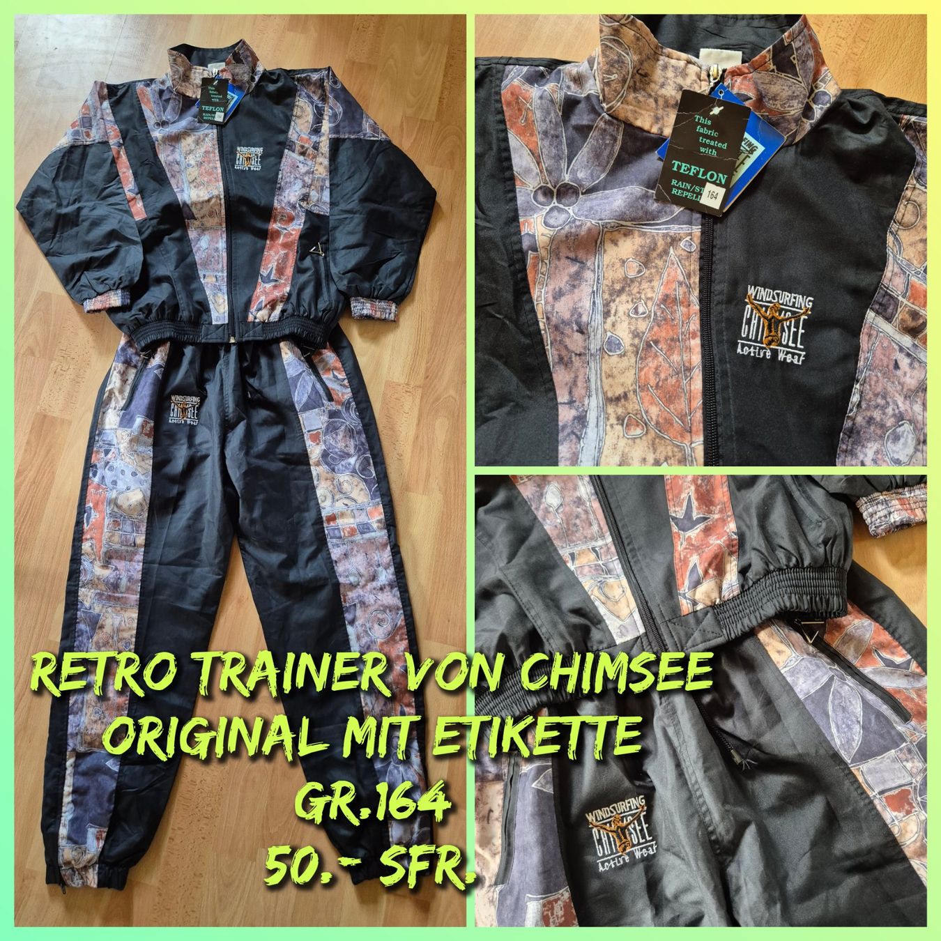 Completi: Retro Trainingsanzug Chimsee Grösse 164 mit Etikette – Nuovo (secondo la descrizione) da Necker venduto da kre_q7d8