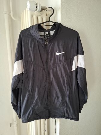 Nike Veste coupe-vent noire et blanche Taille M