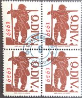 Soldatenmarke 2.WK, 9. Division, 1939 rot, Wi Kdo 84-
