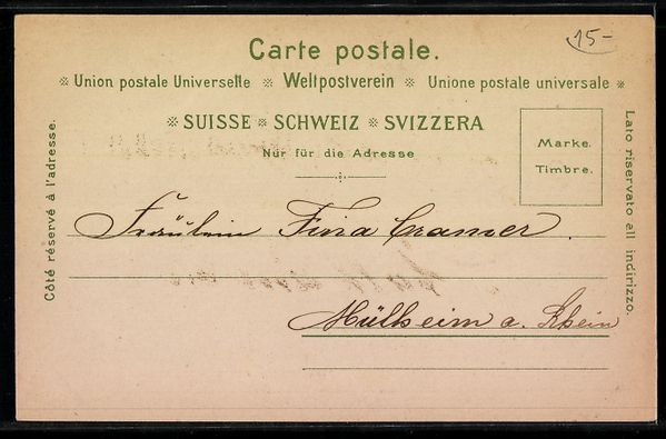 Cartoline postali: AK Luzern, Promenade – Usato da Berlin venduto da bartko-reher 1