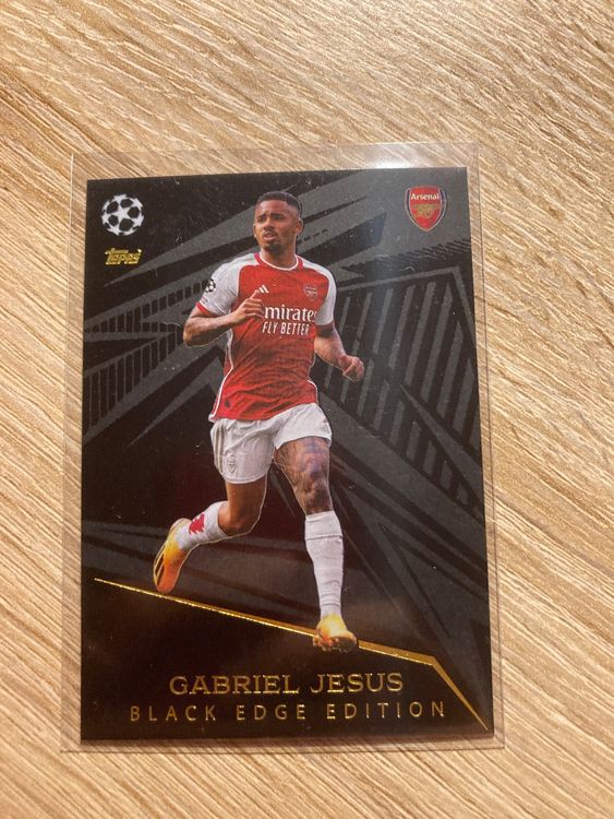 Match attax 2023-24 Black Edge Gabriel Jesus Arsenal Topps (Neu (gemäss ...