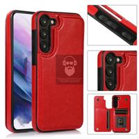 Schutzhülle Etui Leder Cover für Samsung Galaxy S23 Plus