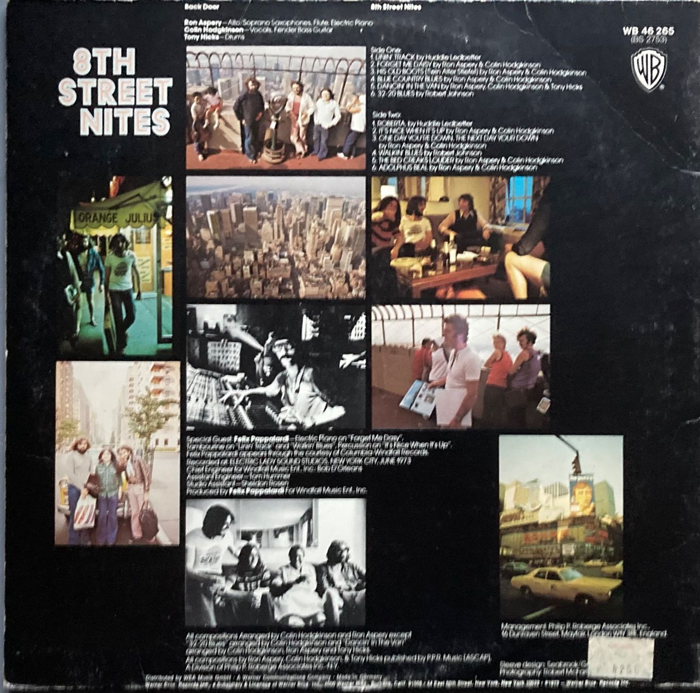 Vinyles: BACK DOOR - 8TH STREET NITES – D'occasion à Poliez-Pittet par Newtown-Records 1