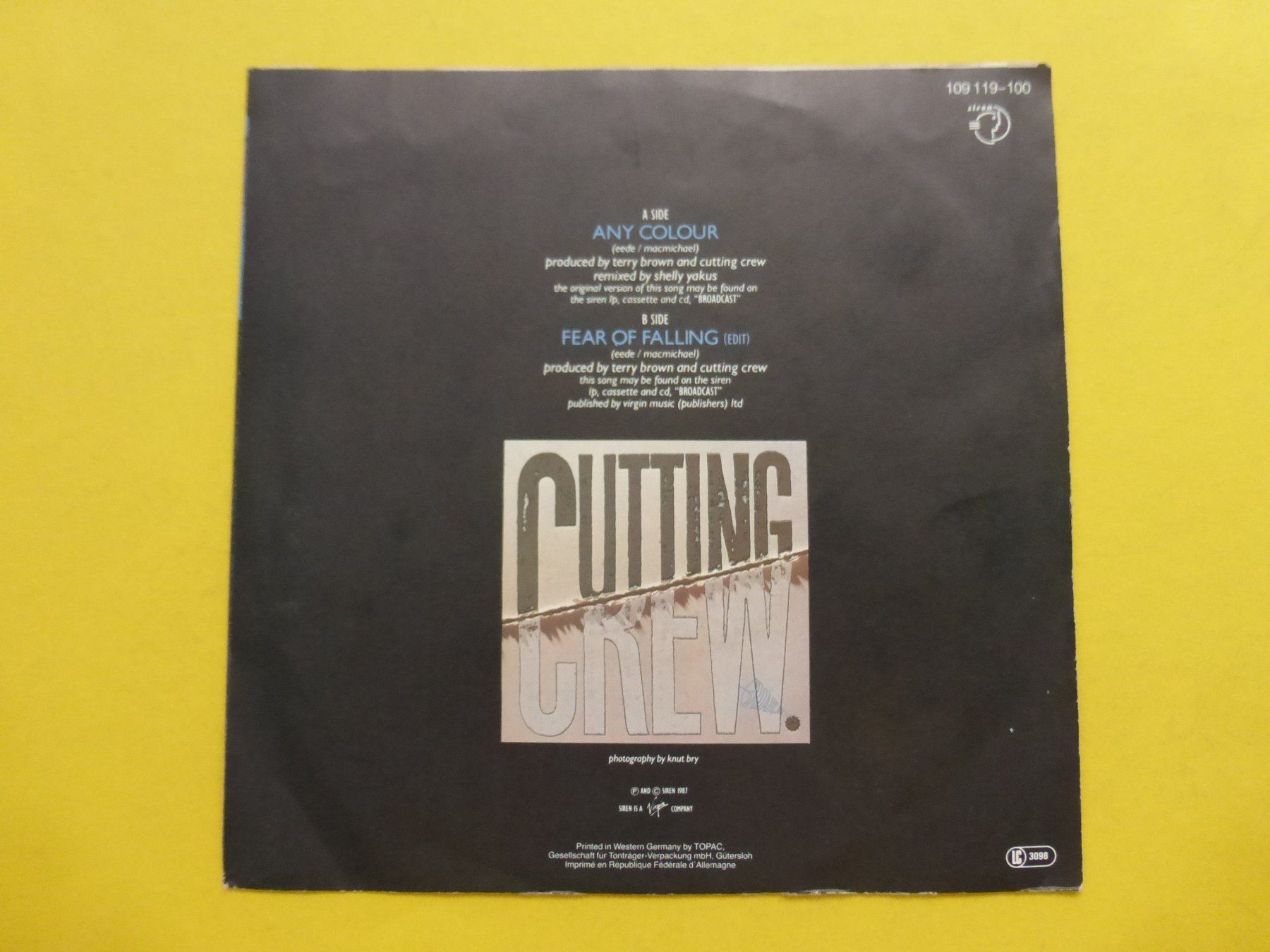 Dischi in vinile: Cutting Crew – Any Colour – Usato da Zürich venduto da Swiss57 1