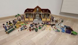 Playmobil Ponyhof 5221 mit viel Zubehör gebraucht