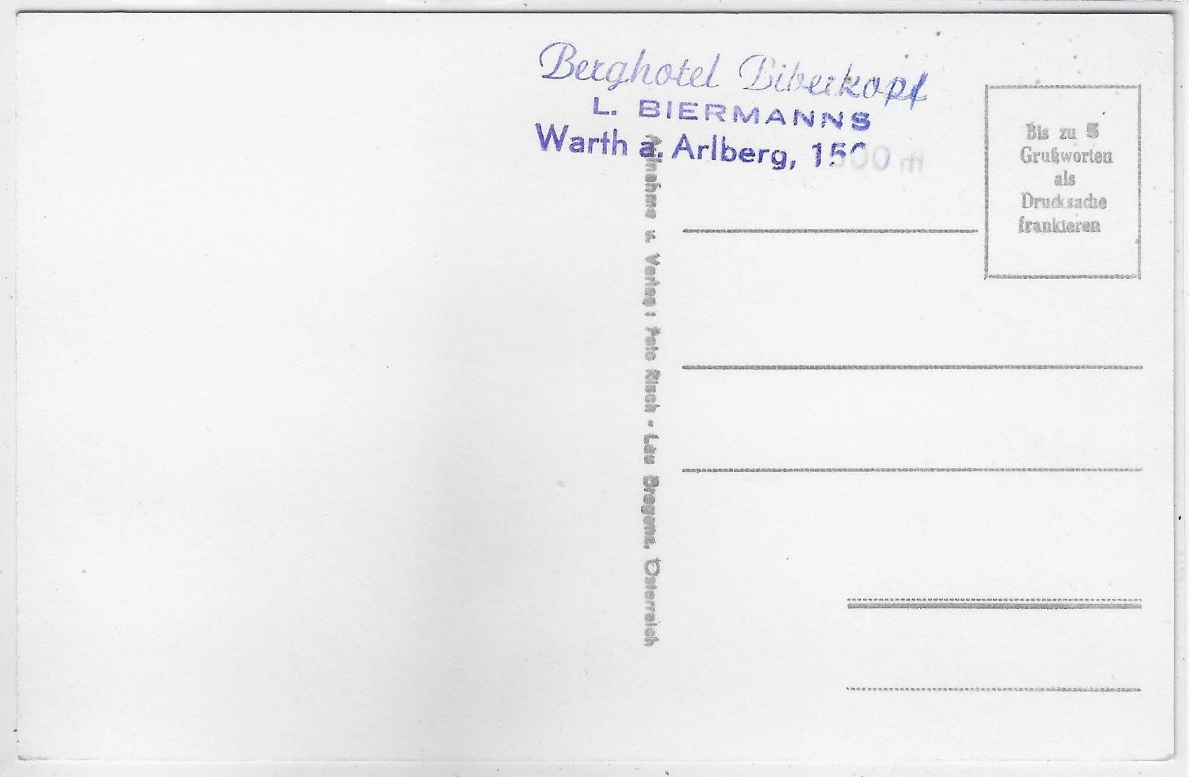 Cartoline postali: Warth a.A. Wartherhorn - Vorarlberg – Usato da Ettingen venduto da Kartenplanet 1