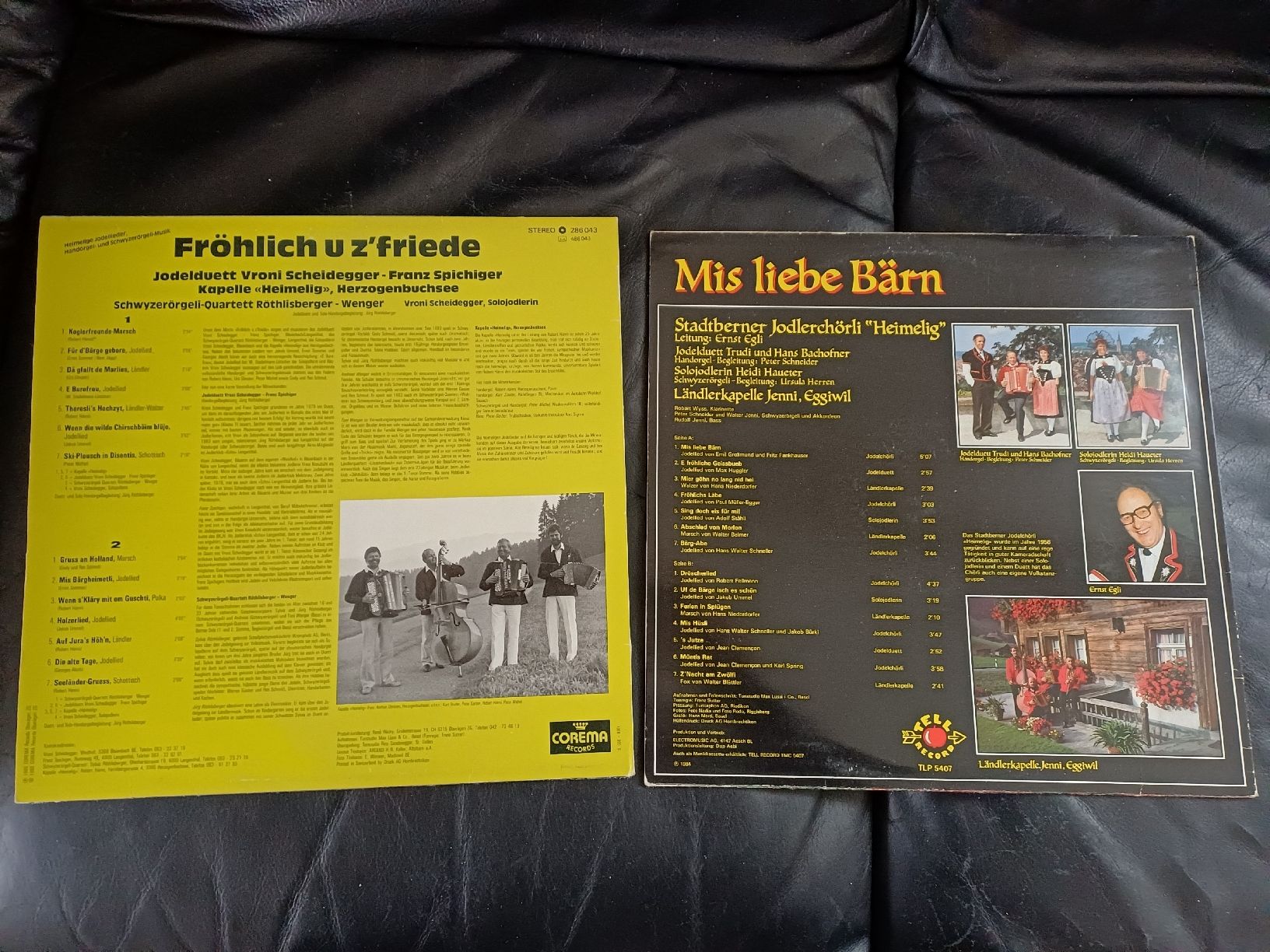 Dischi in vinile: Schallplatten-Sammlung Schweizer Jodelchöre, Folklore 8St. – Usato da Ebersecken venduto da Napf08 6
