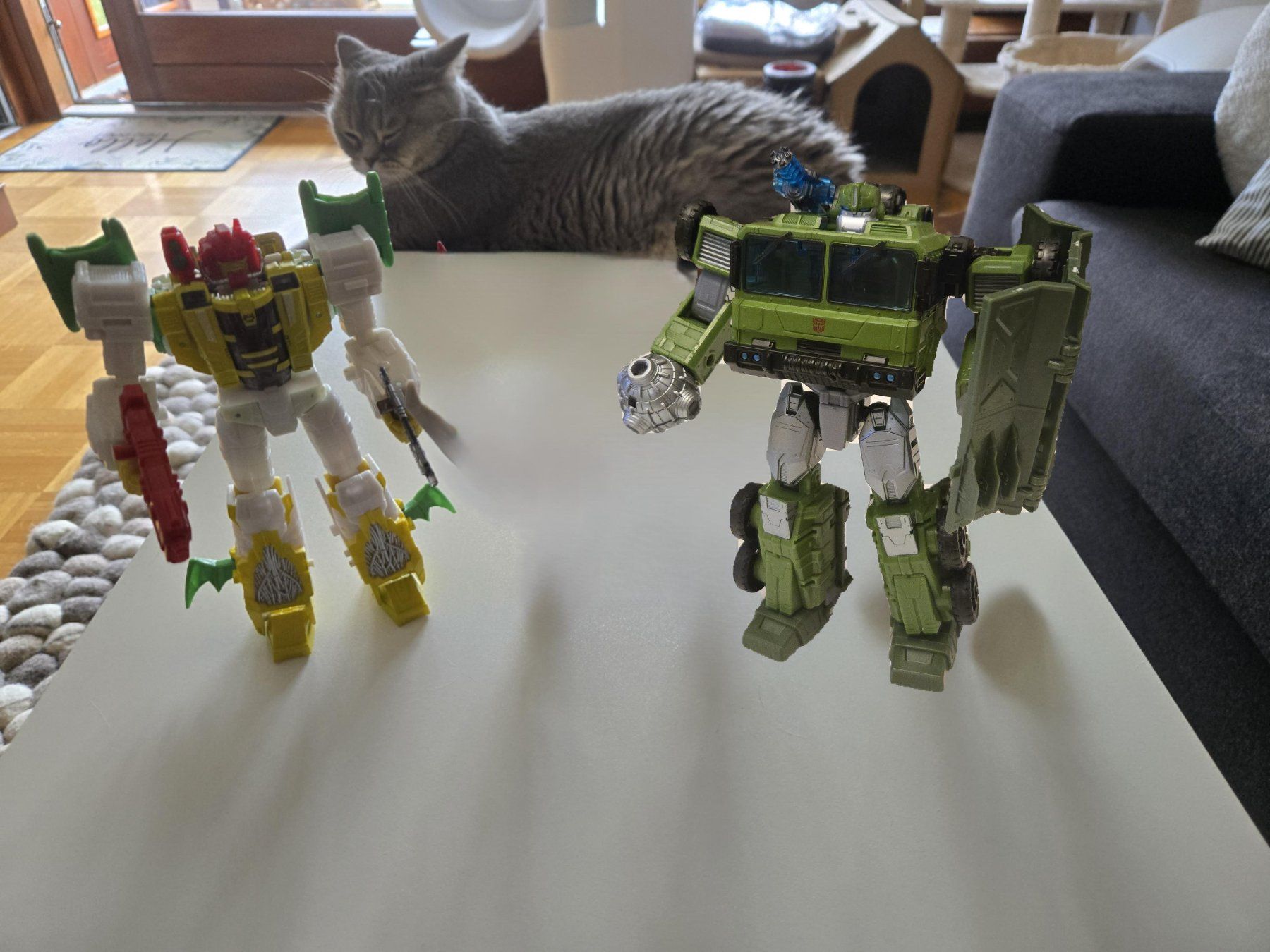 Hasbro Giocattoli: Transformers Legacy Jhiaxus, Metalhawk, Bludgeon, Bulkhead – Usato da Genève venduto da Phoebvs