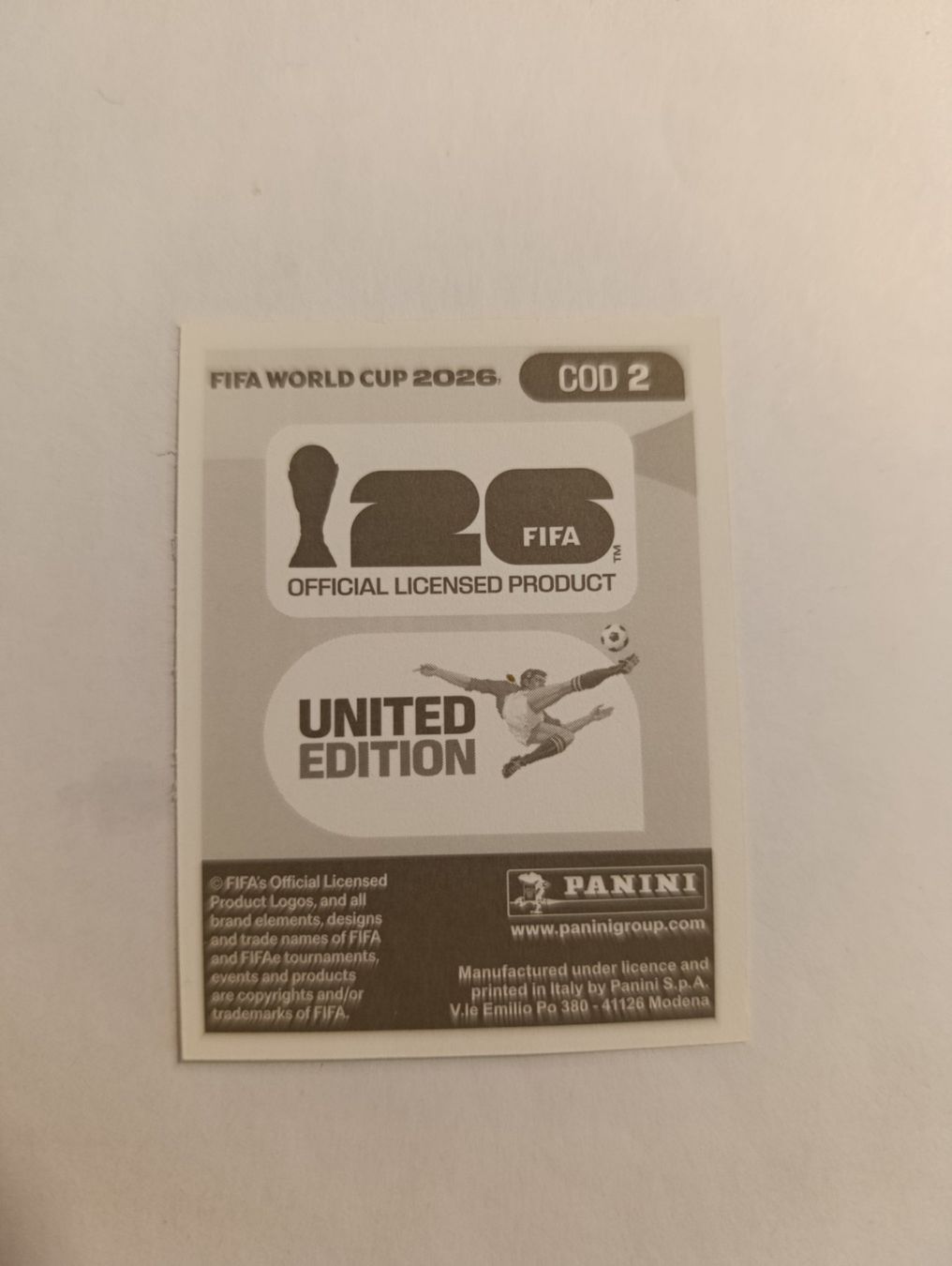Panini Cartes à collectionner: COD 2, WM 2026 Panini Sticker – Neuf (Voir description) à Kriens par Annele97 1
