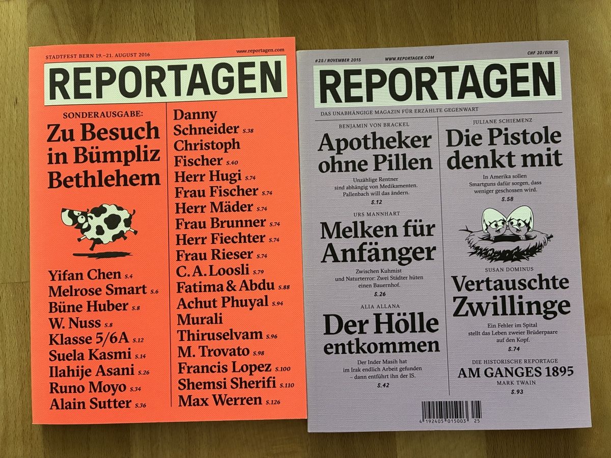 Zeitschriften & Magazine: REPORTAGEN 12 Hefte NEU – Neu und originalverpackt aus Bern von robin1971