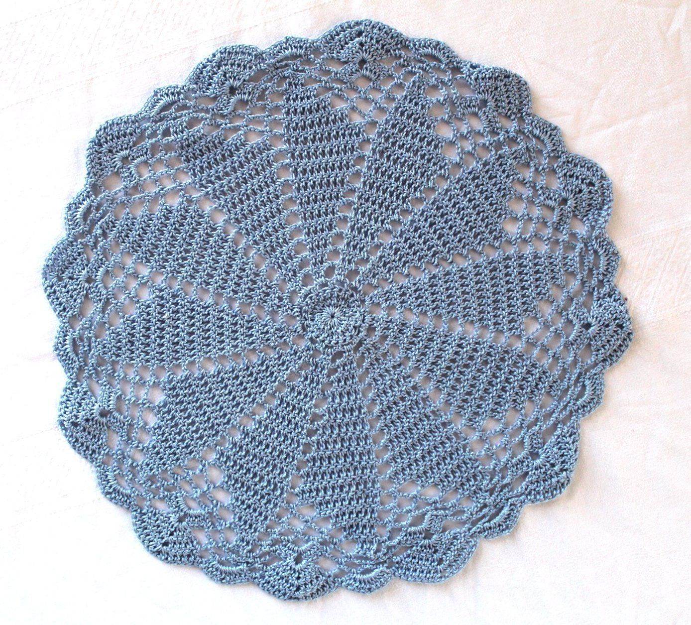 Altra biancheria da tavola: Tischwäsche Hellblau , Durchmesser ca. 29.5 cm – Usato da Locarno venduto da fripui 1