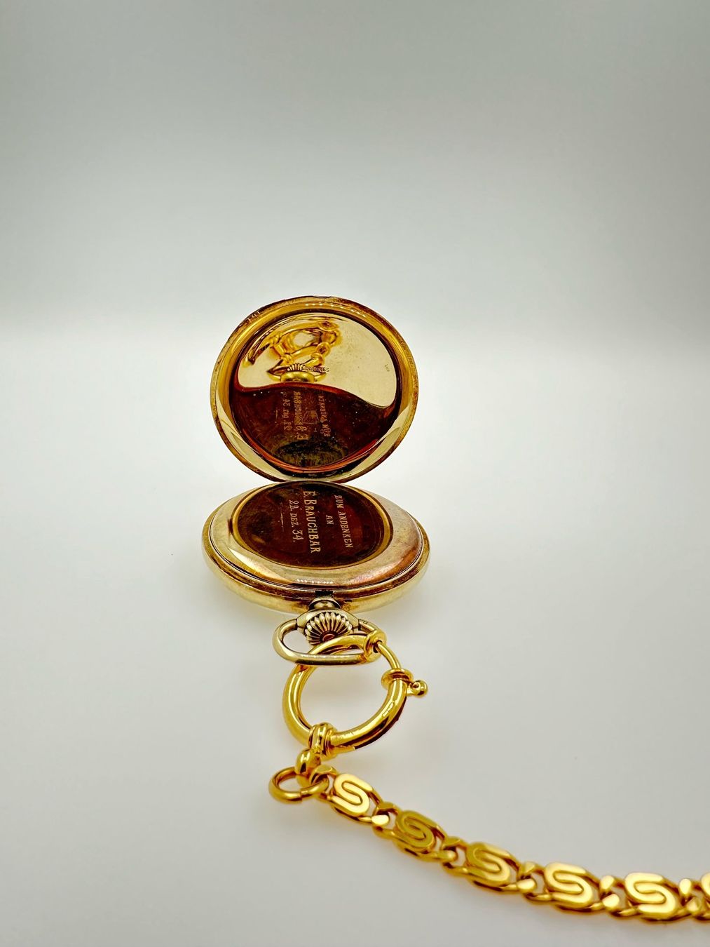 Orologi: Türler Taschenuhr Gold – Usato da Bremgarten AG venduto da uhrenshopp 1