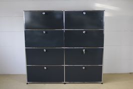 USM Sideboard in anthrazitgrau, Individueller Umbau möglich