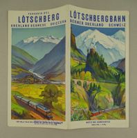 LÖTSCHBERGBAHN, ÄLTERER FALTPROSPEKT
