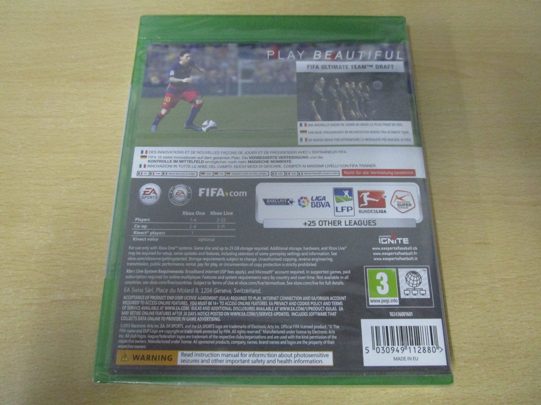 Microsoft Giochi: FIFA 16 - Xbox One - NEUWARE X1 – Nuovo e nell'imballaggio originale da Goldau venduto da agestuffer 1