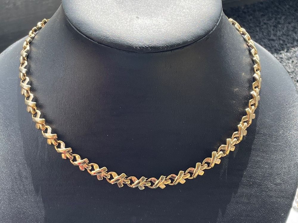 Collier Vintage Plaqué Or – Pièce Unique Au Charme Rétro, Idéal Pour Un Look Bohème Chic