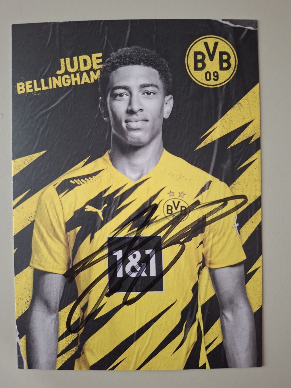 Autogramme: Jude Bellingham original Autogrammkarte – Gebraucht aus Thun von wuschu