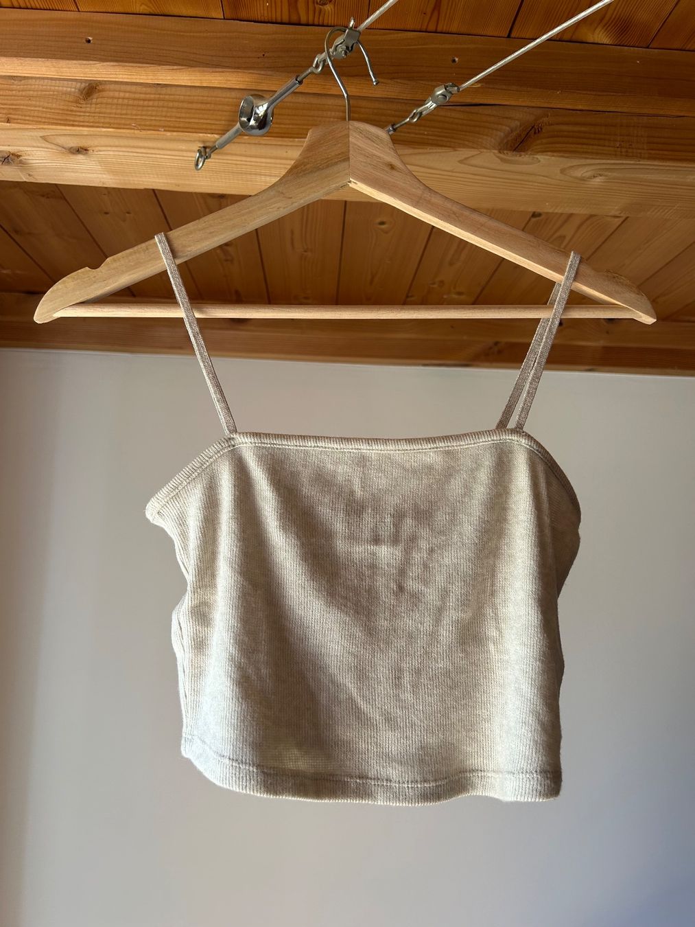 Zara Lotti di vestiti: Loungewear Set, Crop Top & Hose, Beige, M – Usato da Erlen venduto da nin_b8c6 1