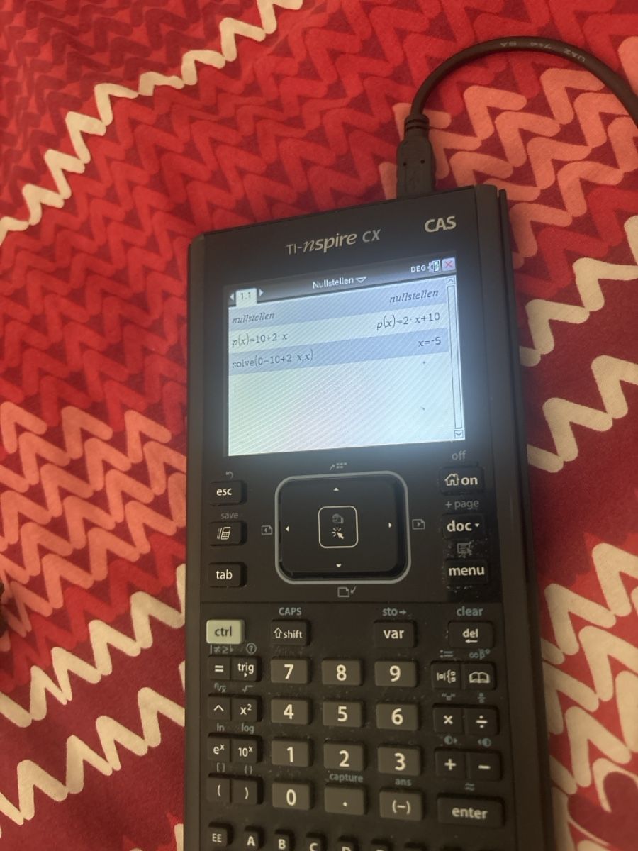 Texas Instruments Calcolatrici tascabili: TI-nspire CX CAS calculator – Usato da Zürich venduto da pre_55b8 2