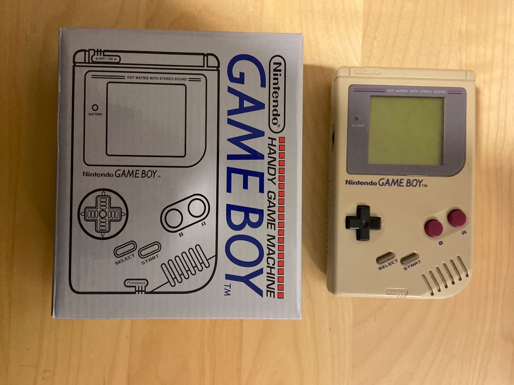 Nintendo GameBoy - Retro Game Boy Handheld mit Box (Gebraucht) in ...