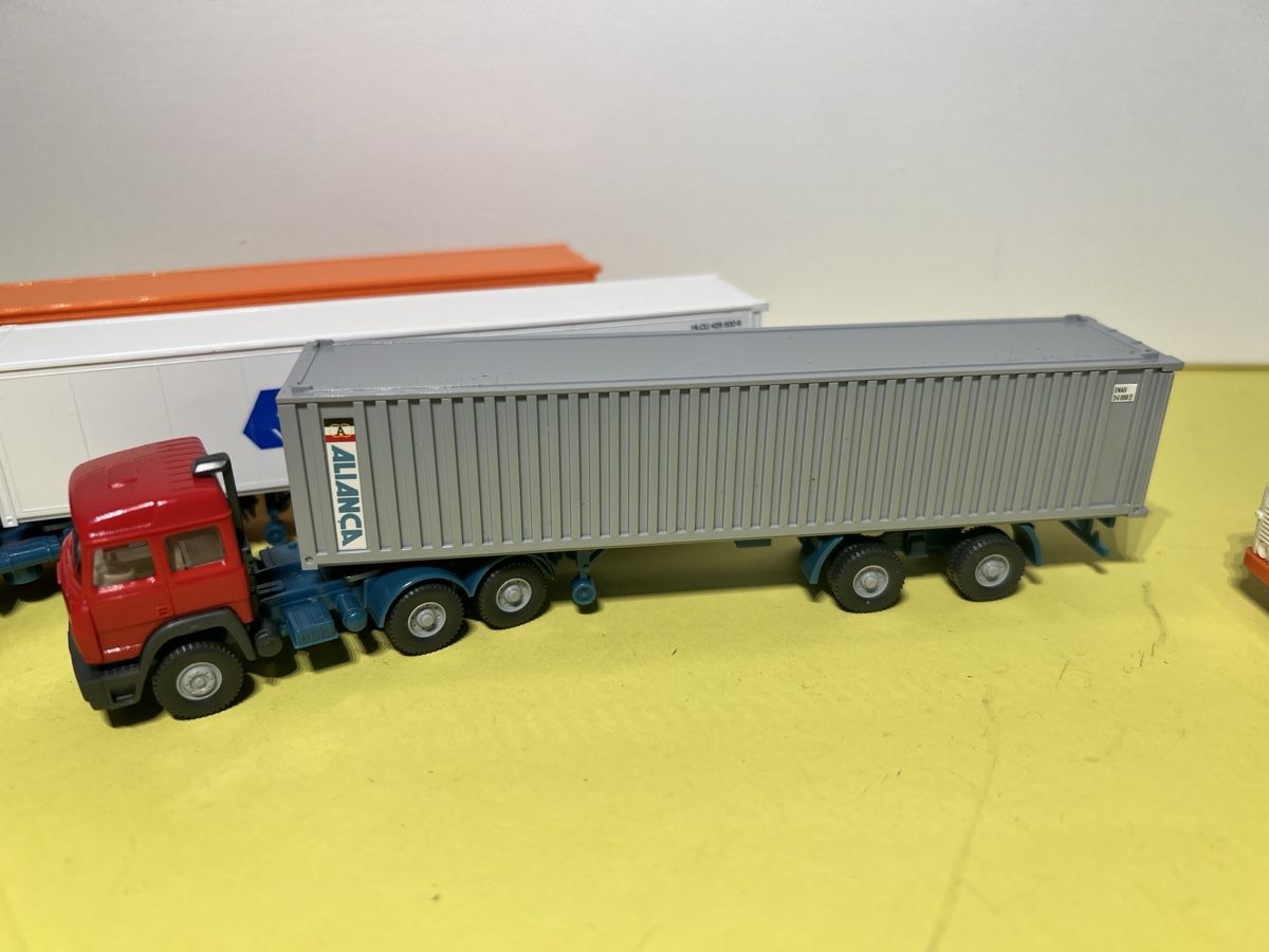 Wiking Modellini d'auto: 5x Wiking Container-LKW in 1/87 – Usato da Weinfelden venduto da Kammerflimmern 3