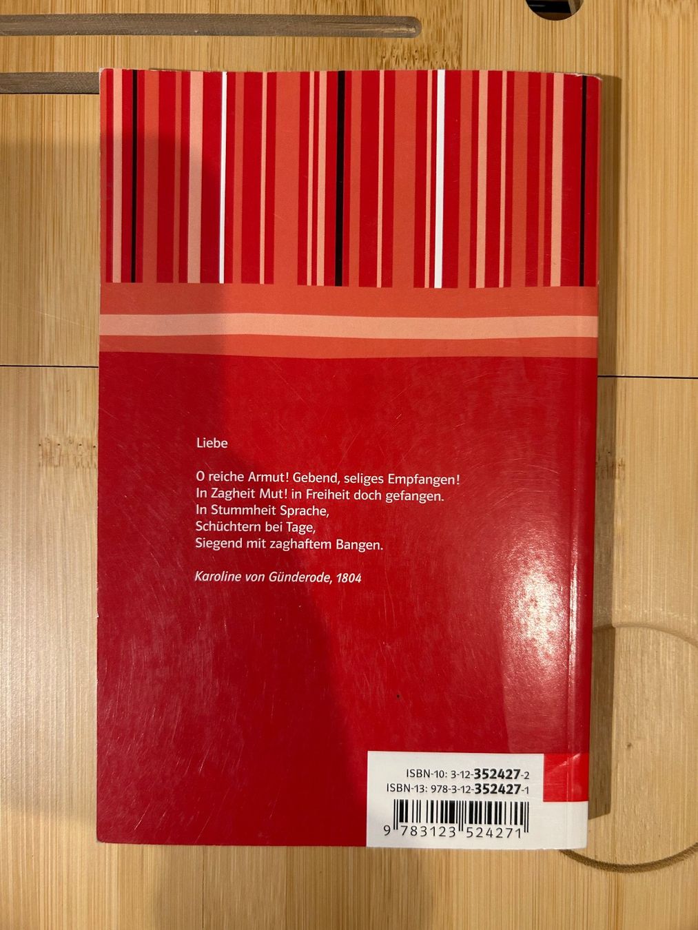 Bücher: Liebeslyrik Klett: Ausgabe mit Materialien – Gebraucht aus Viganello von moraine 1