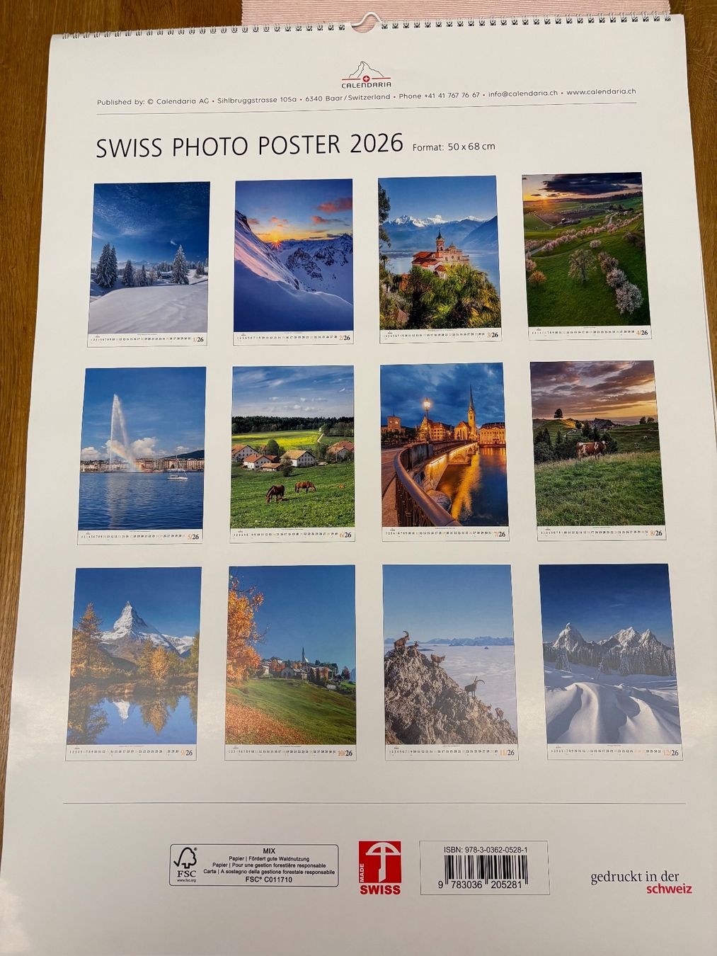 Calendari: Kalender 2026 (50x68 cm) – Usato da Auw venduto da sunny712 1