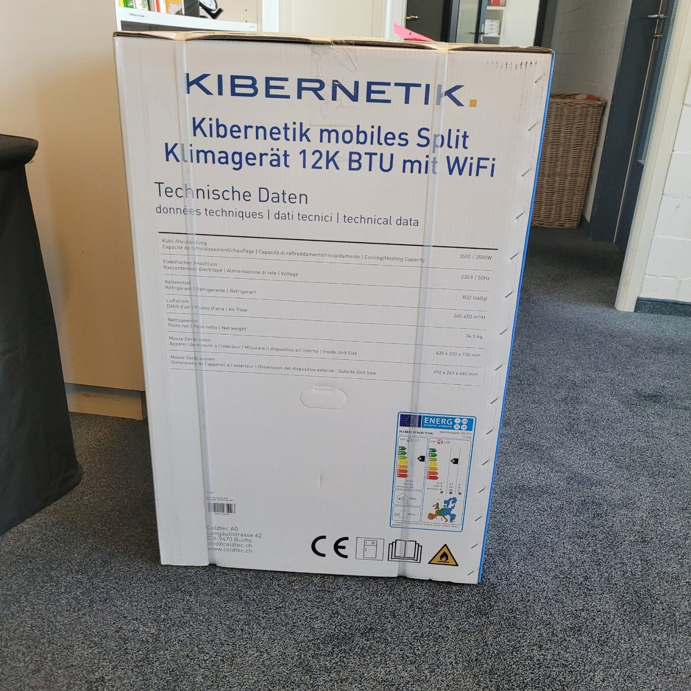 Kibernetik Condizionatori: 12K BTU Split Klimagerät ausverkauft – Nuovo e nell'imballaggio originale da Zürich venduto da ang_l6xc 1