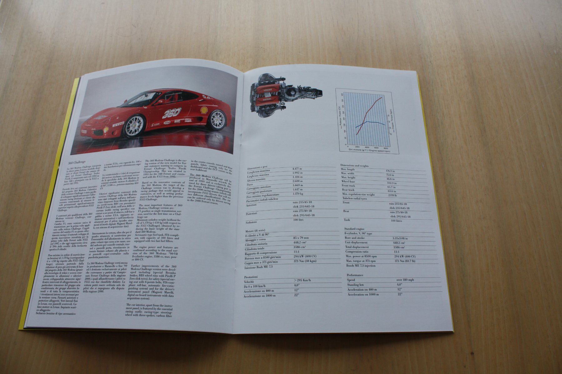 Ferrari Documenti: Ferrari - la Ferrari - Broschüre 1999 – Usato da Wikon venduto da erwin400 4