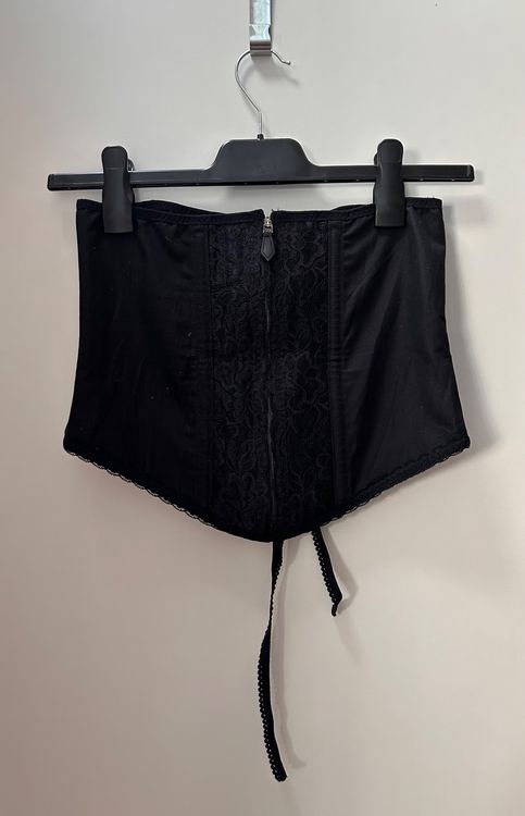 Korsett Top Mit Spitze - Y2K Bustier Mit Taillen-Stäbchen