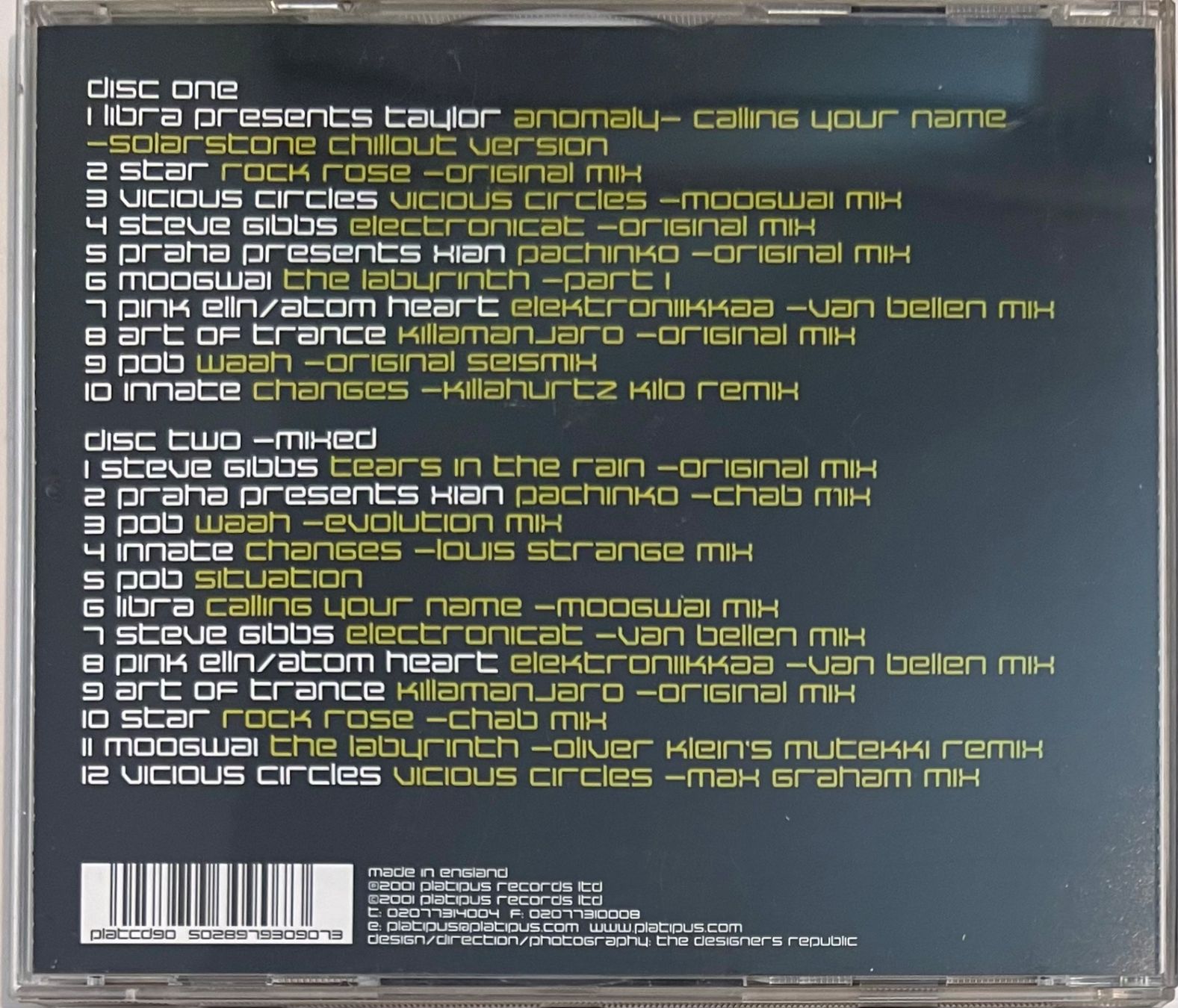 CDs: Various – Platipus Seven - 2xCD Limited Edition – Gebraucht aus Martigny von jereq 1