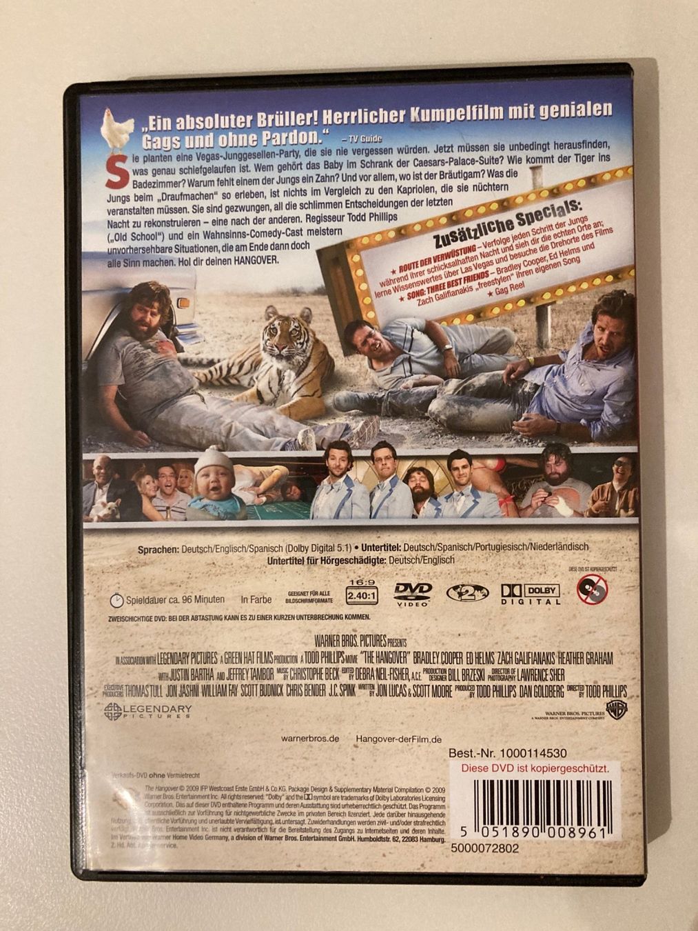 Tutti i DVDs: DVD | HANGOVER – Usato da Basel venduto da Nofretete39 1