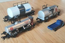 Märklin HO - 3 Wagons citerne 4450/48164/Museum 1992.